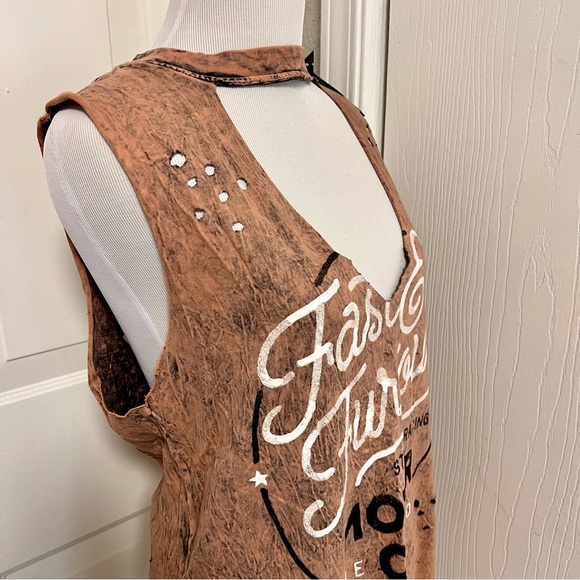 Affliction Fast Furious Distressed Top H3 - Picture 3 of 7